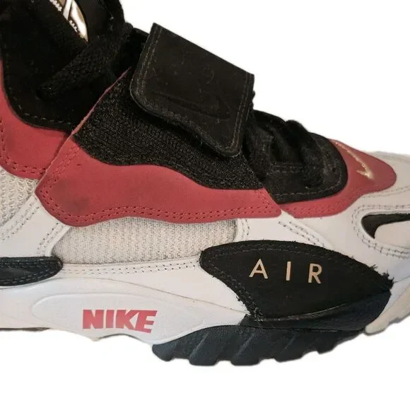 Nike Air Max Sped Turf 49ers Sneakers Men's Size 8.5 Red, White, Black, And Gold - Picture 8 of 13